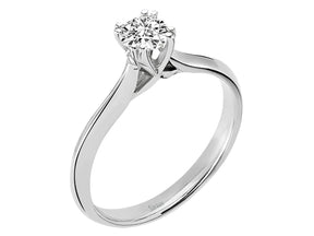 0.82 carat diamond solitaire ring