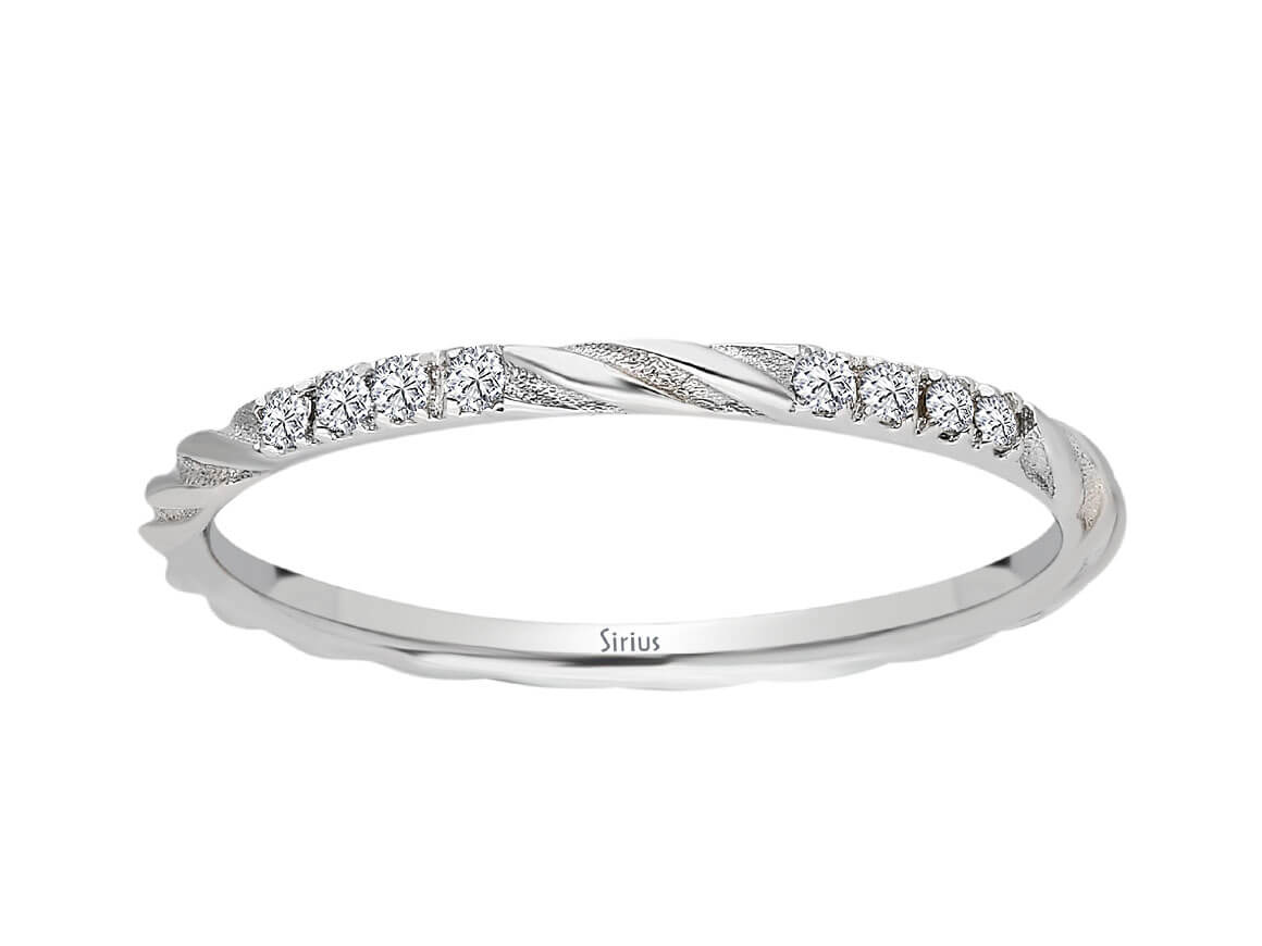 Alliance Diamant Demi Rond