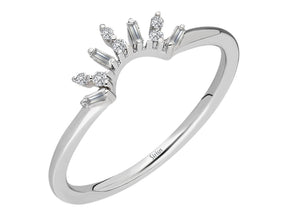 Bague Mezzaluna Diamant Baguette