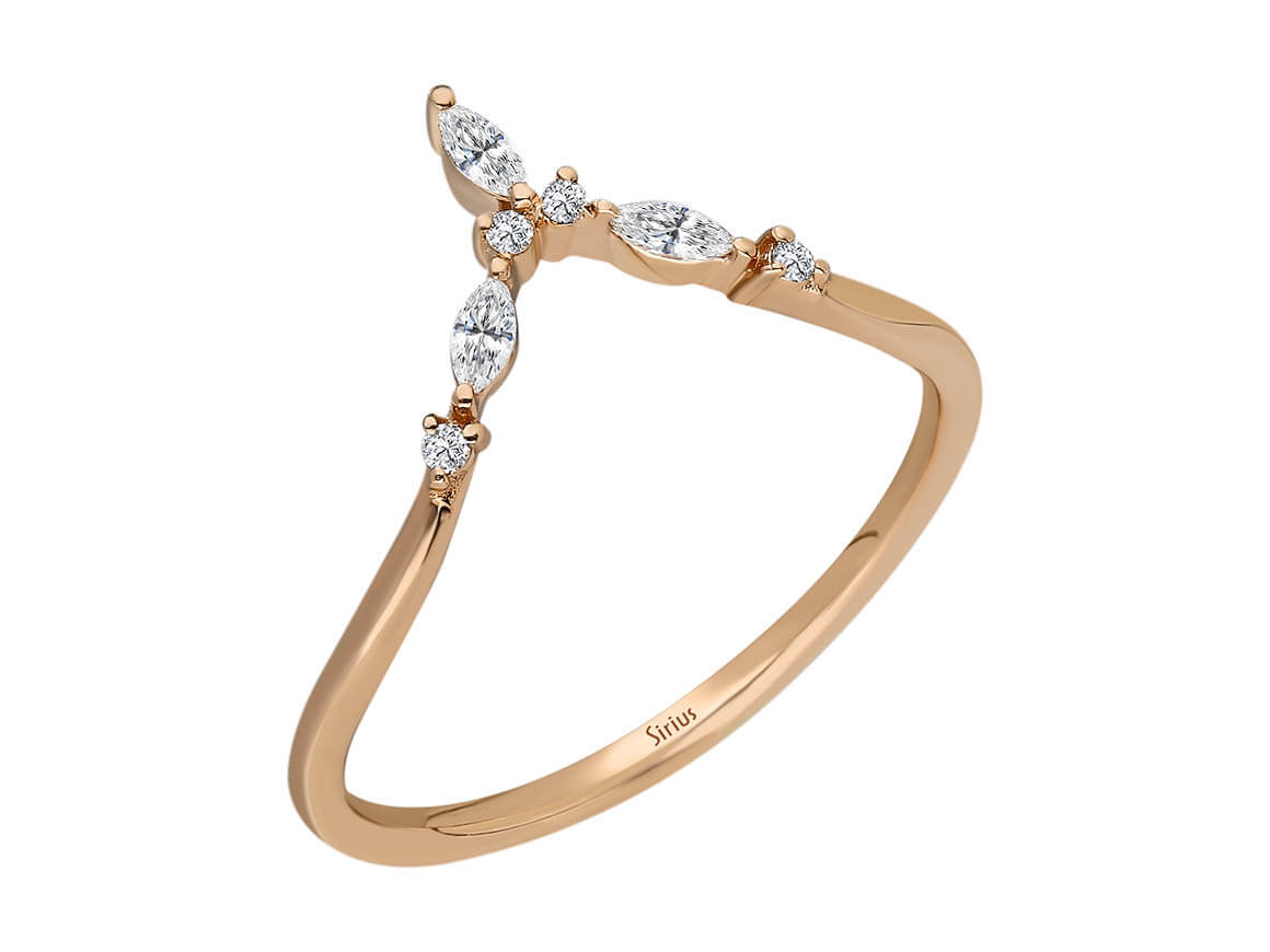 Marquise Diamond Arwen Ring