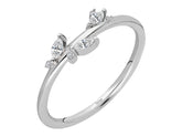 Marquise Diamond Moire Ring