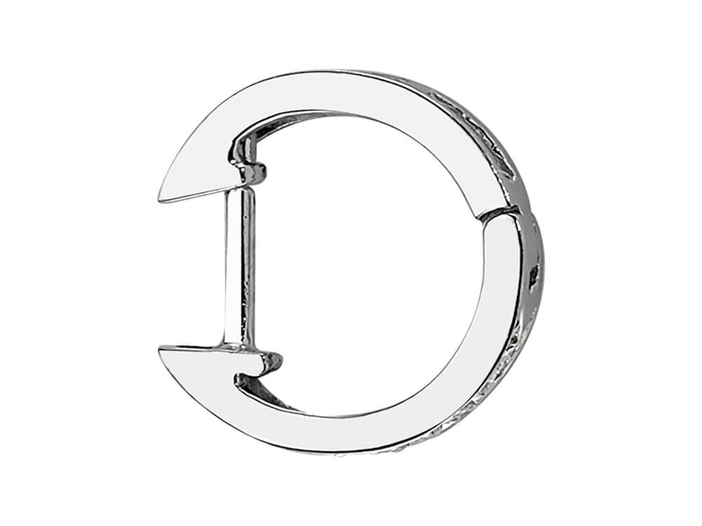 Diamond Men's Hoop Earrings
