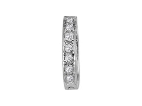 Diamond Men's Hoop Earrings