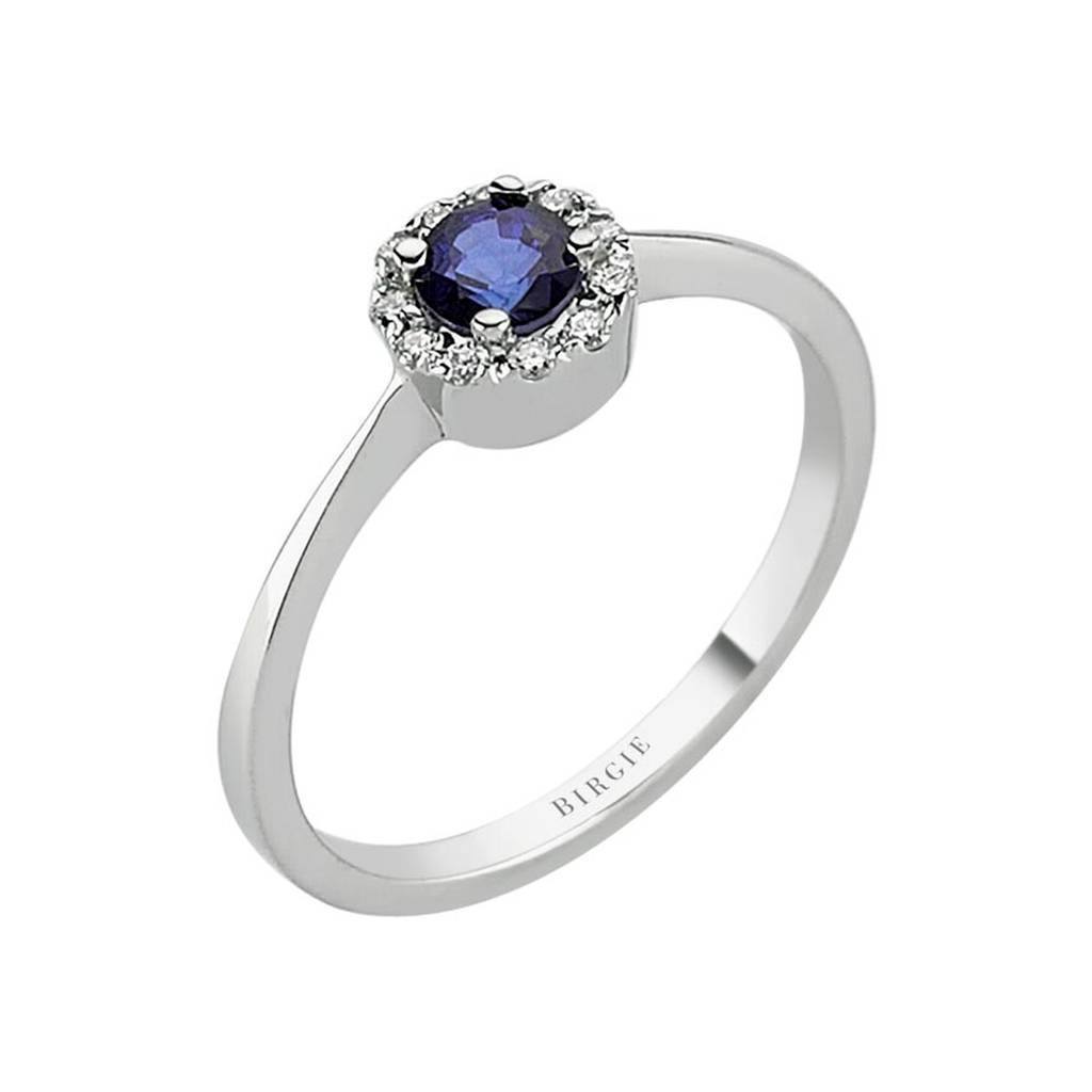 Diamond and Sapphire Ring