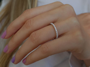Alliance Diamant Demi Rond