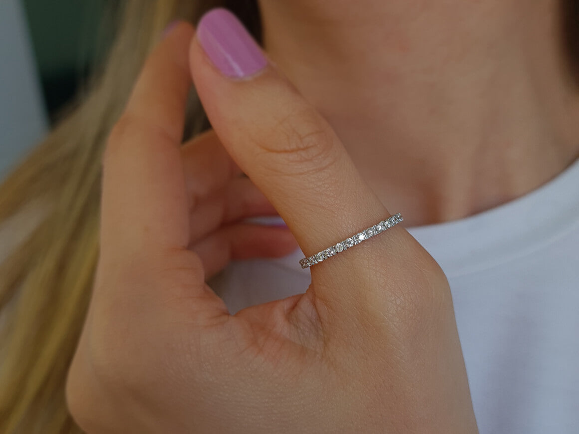 Alliance Diamant Demi Rond