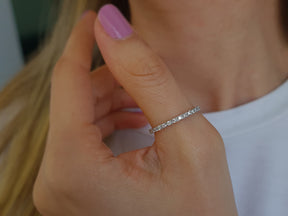 Alliance Diamant Demi Rond