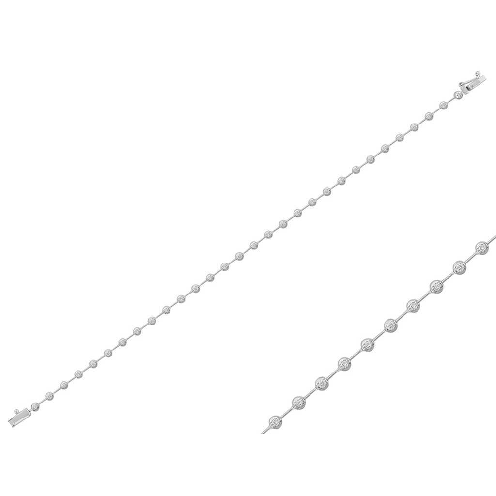 Bracelet tennis en diamant de 0,49 carat au total