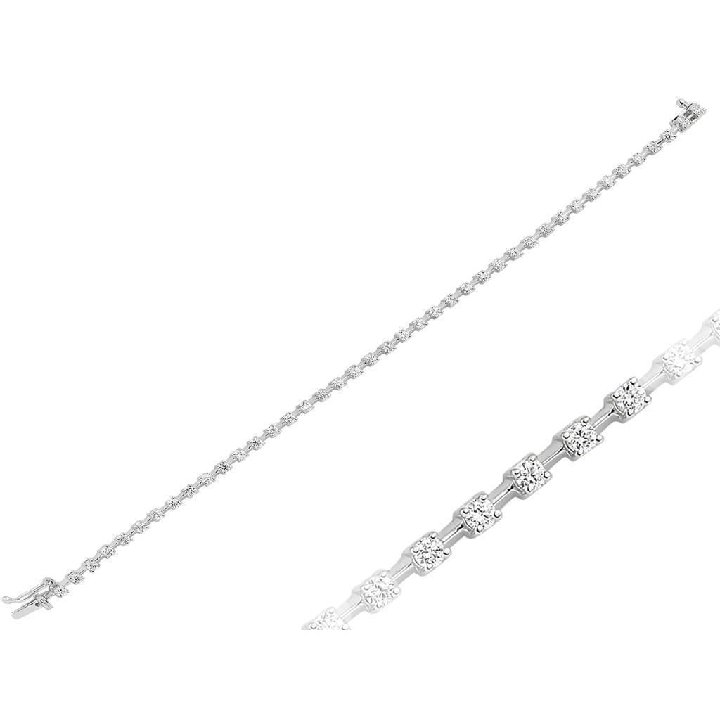 1.68 total carat diamond tennis bracelet