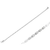 1.68 total carat diamond tennis bracelet