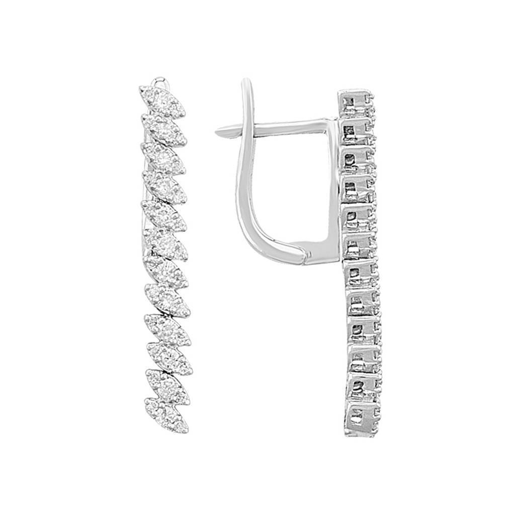 Diamond Tennis Earrings