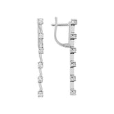 Diamond Tennis Earrings