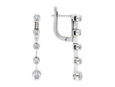 Boucles d'oreilles tennis diamants