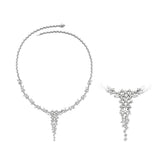 Collier exclusif avec diamants taille marquise et brillant