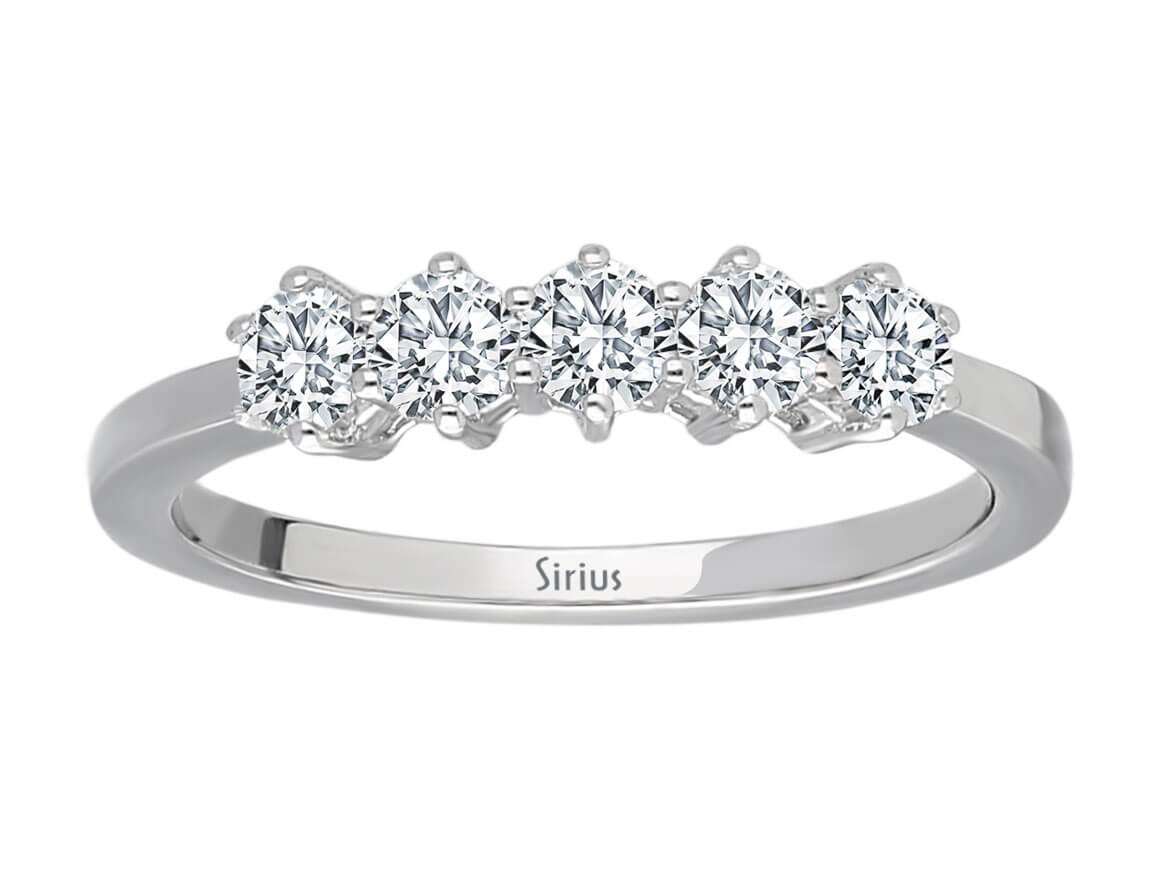 0.60 Carat Diamond 5 Stones Alliance