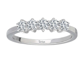 0.60 Carat Diamond 5 Stones Alliance