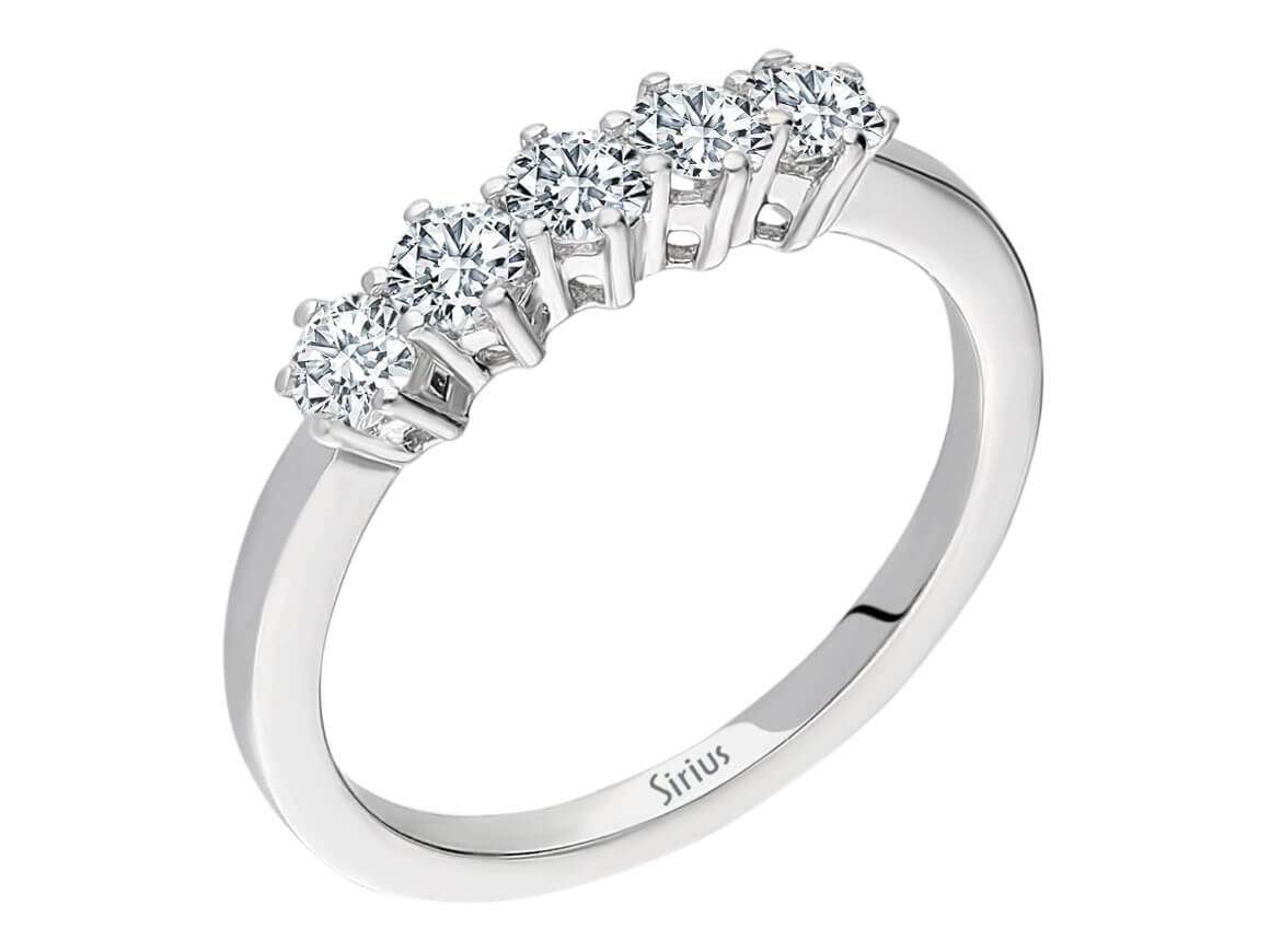 0.60 Carat Diamond 5 Stones Alliance