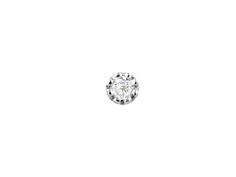 0.03 carat diamond nose piercing