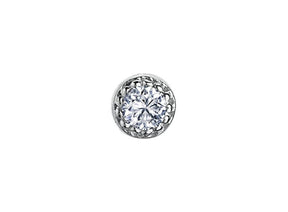 0.04 carat diamond nose piercing