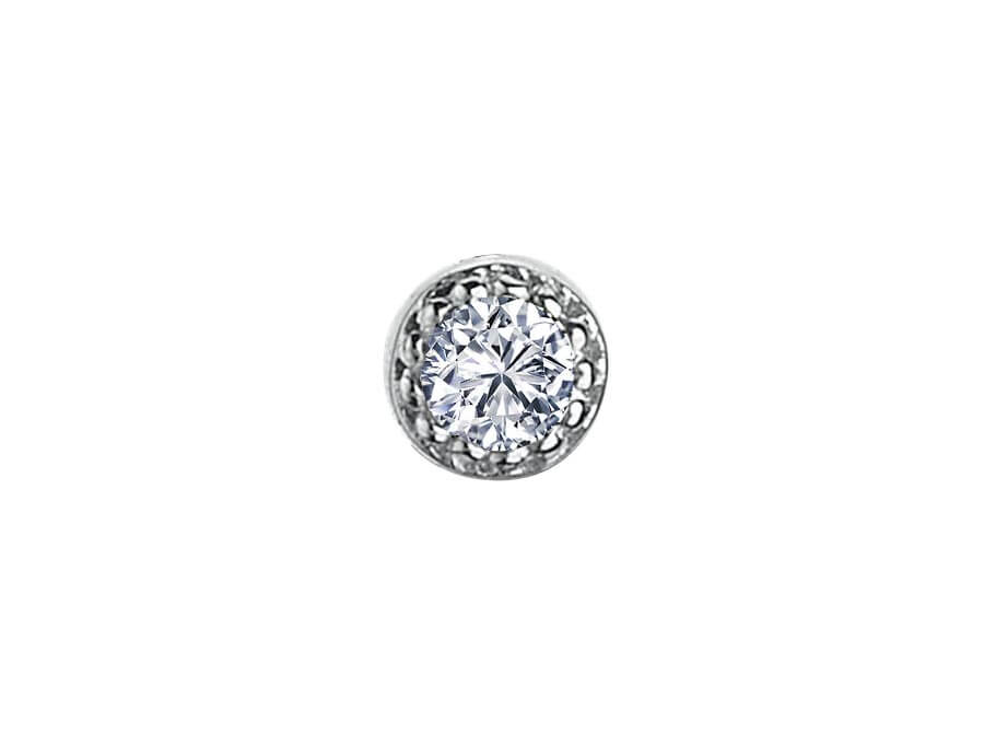 0.04 carat diamond nose piercing