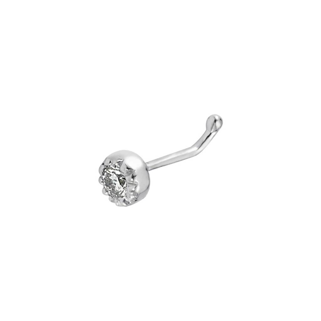 0.05 carat diamond nose piercing