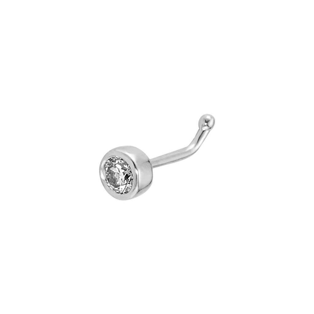0.06 carat diamond nose piercing