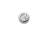 0.05 carat diamond solitaire men's stud earrings