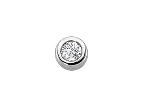 0.05 carat diamond solitaire men's stud earrings