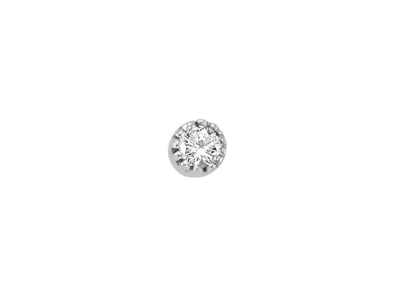 0.06 carat diamond nose piercing