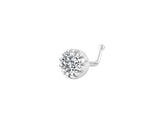 0.08 carat diamond nose piercing