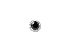 0.02 Carat Black Diamond Nose Piercing