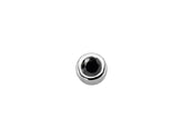 0.06 Carat Black Diamond Solitaire Men's Stud Earrings