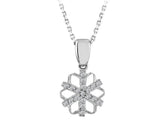 Diamond Snowflake Necklace