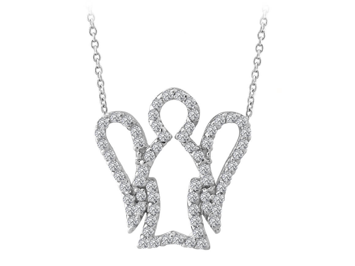 Diamond Angel Necklace