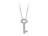 Diamond Key Necklace