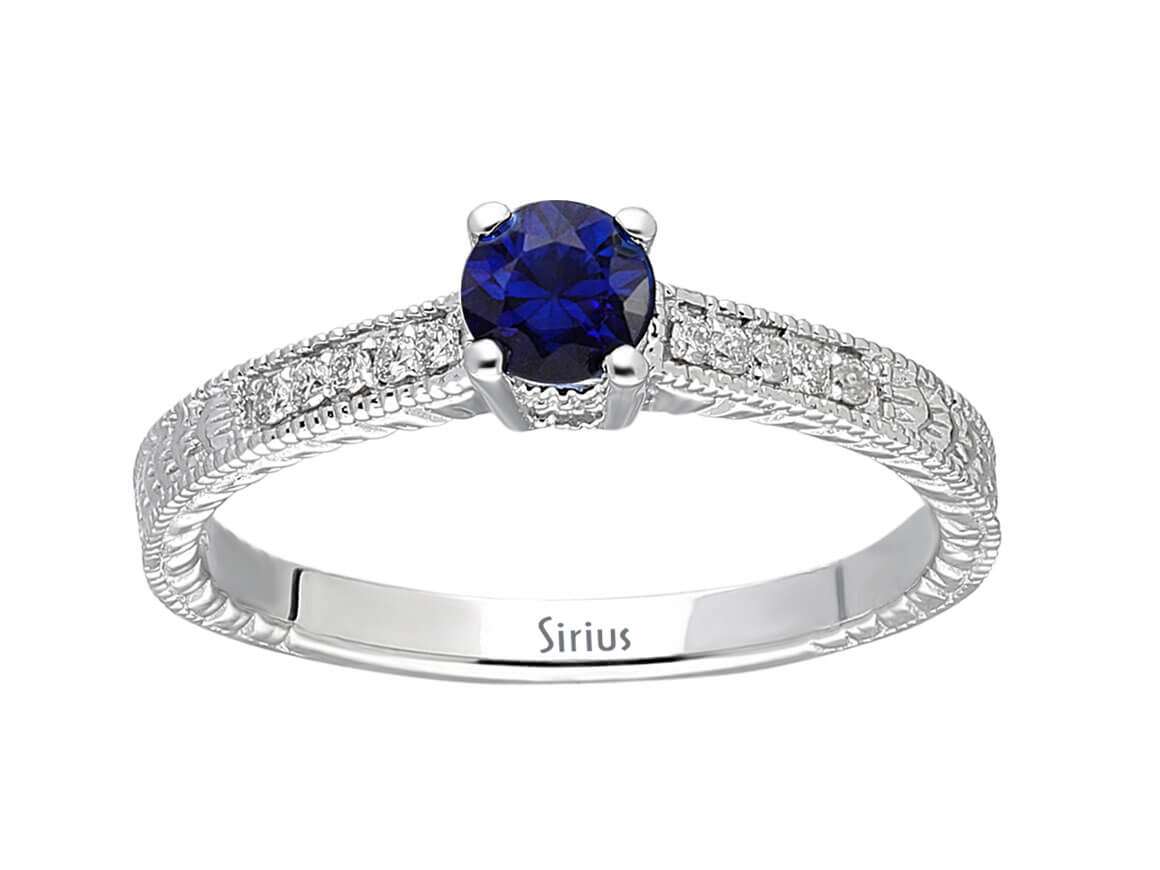 Diamond and Sapphire Ring