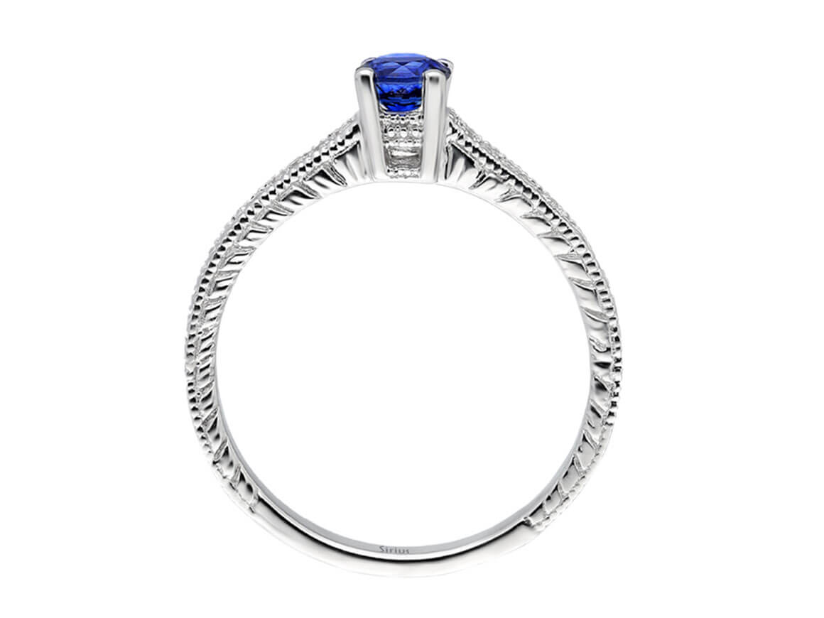 Diamond and Sapphire Ring