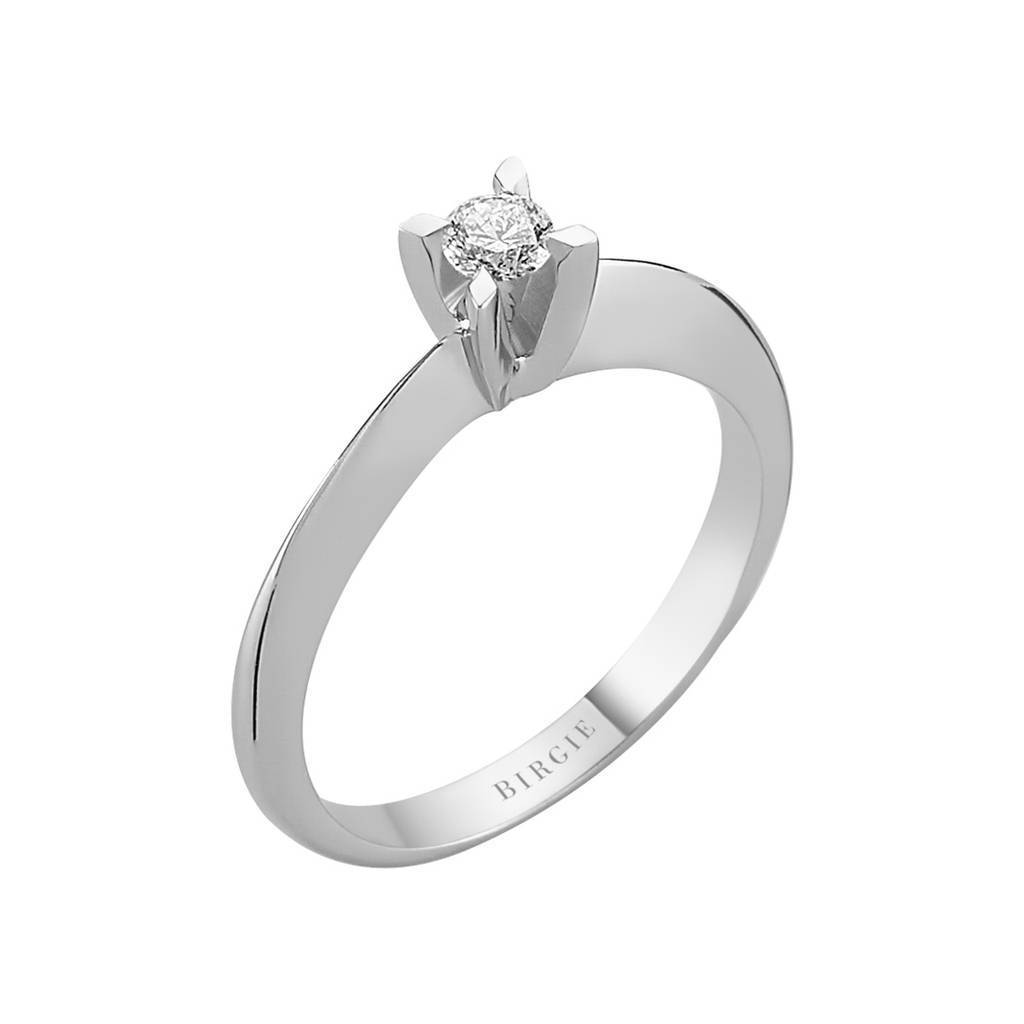 0.13 carat diamond solitaire ring