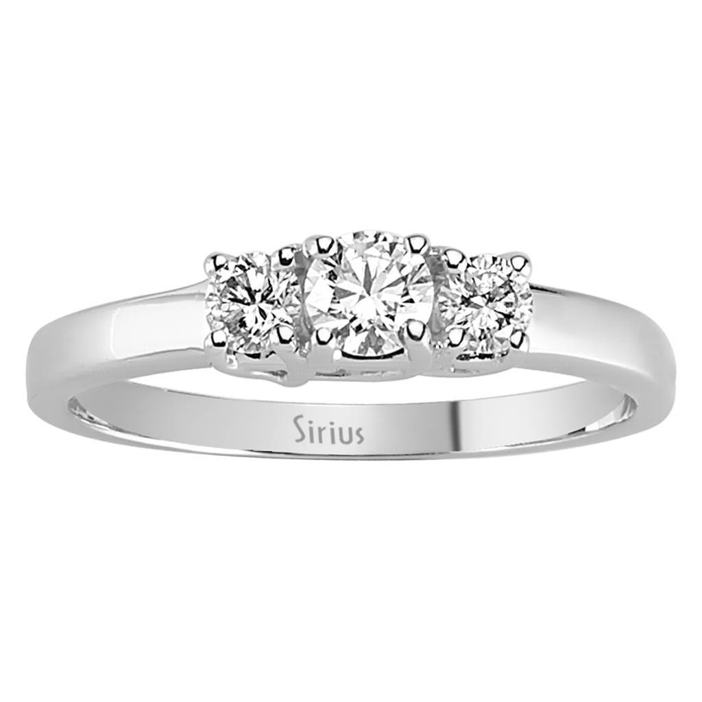 Bague Trilogie Diamant 0,38 Carat
