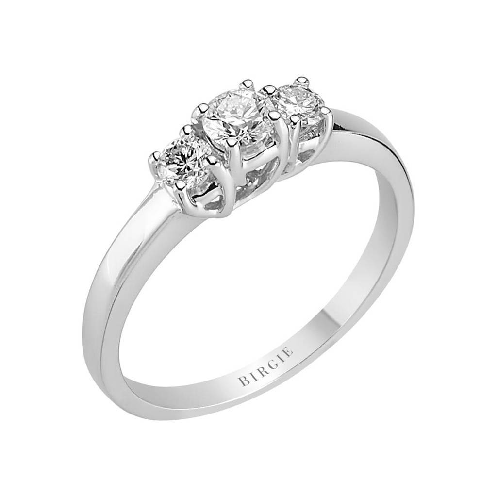 Bague Trilogie Diamant 0,38 Carat