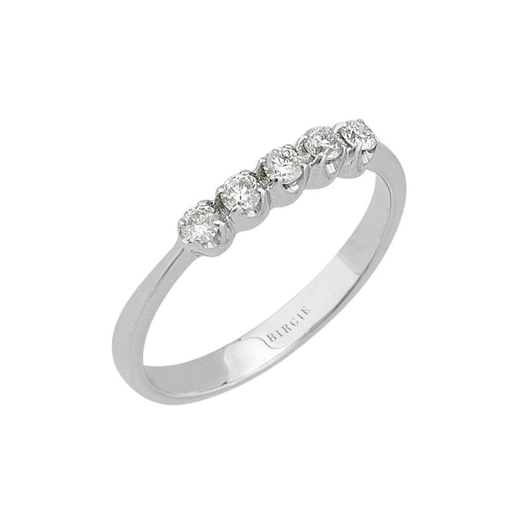 0.22 Carat Diamond 5 Stone Engagement Ring