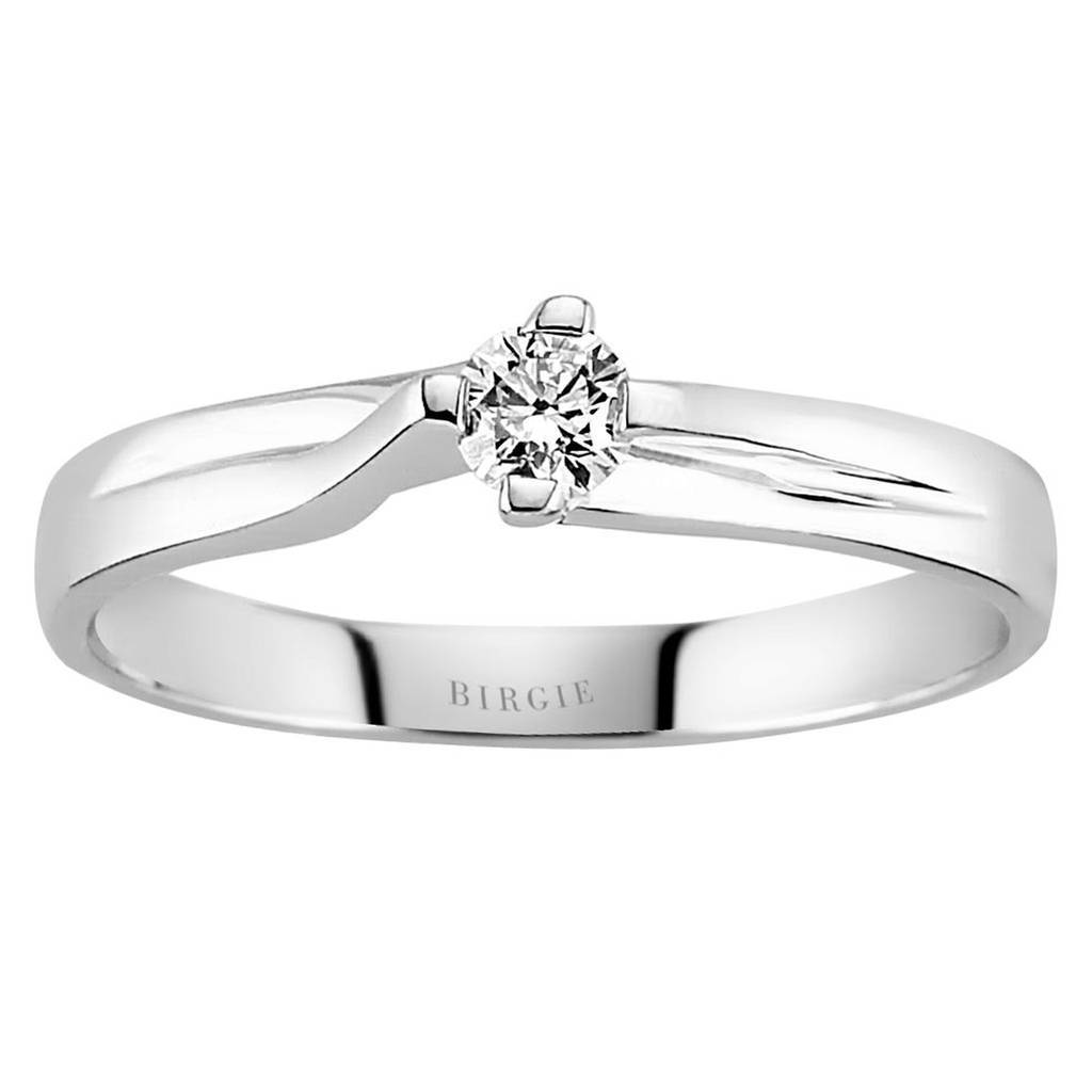 0.14 carat solitaire diamond ring