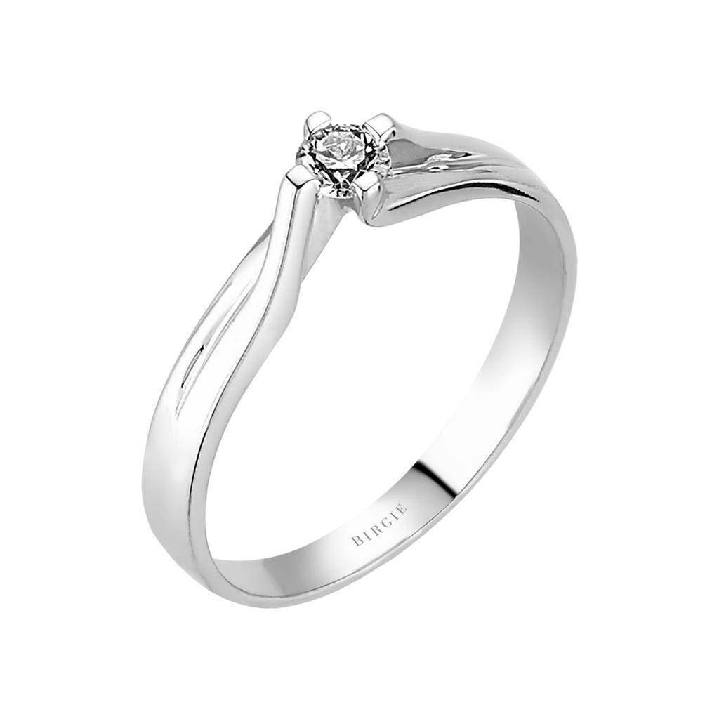 0.14 carat solitaire diamond ring