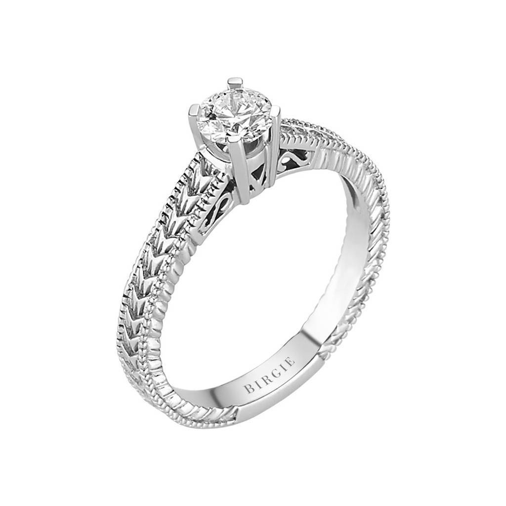 Bague solitaire diamant 0,38 carat