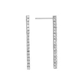 Boucles d'oreilles tennis diamants