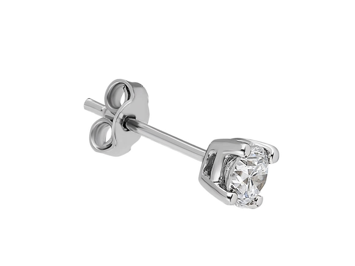 0.33 carat diamond men's stud earrings