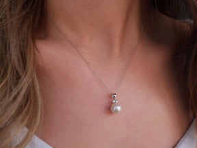 Collier de diamants et de perles