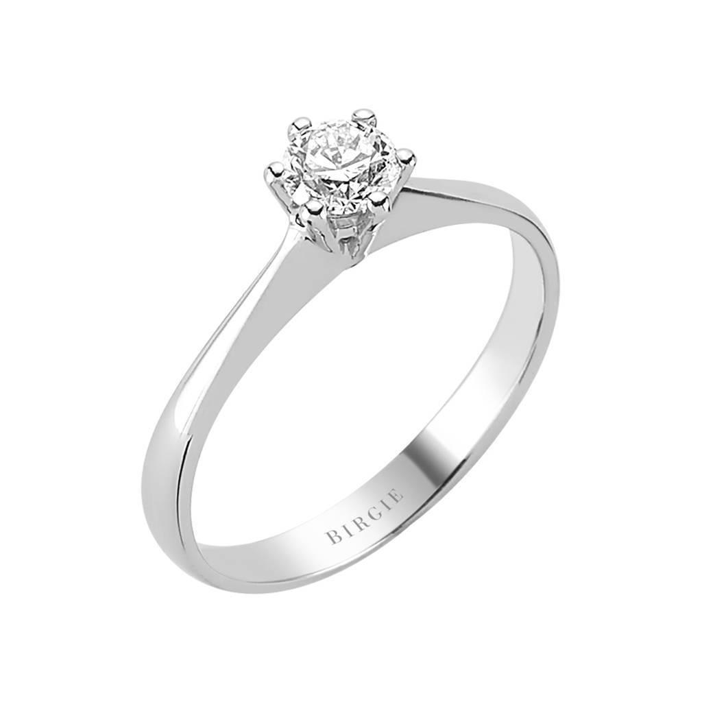 Bague solitaire diamant 0,38 carat