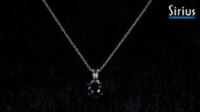 Collier Solitaire Saphir