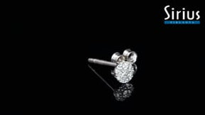 Diamond Solitaire Men's Stud Earrings